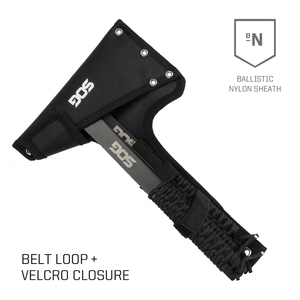 SOG Lot <span class=keywords><strong>de</strong></span> 3 haches tactiques en acier monobloc avec fourreau en nylon, hache <span class=keywords><strong>de</strong></span> survie polyvalente avec poignées enveloppées <span class=keywords><strong>de</strong></span> paracorde (TH1001-CP) - Product Image 4