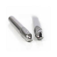 Haute qualité HRC55 ° tungstène CNC carbure fraise en bout 2/4 cannelure boule nez mèches R2.0 R3.0 R4.0 solide 6mm diamètre de la tige