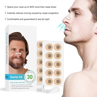 Dilatateurs nasaux transfrontaliers en stock pour l'expansion respiratoire nasale, kit de soins, 15 patchs, durée de conservation de 3 ans