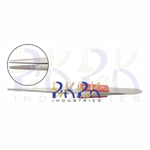 Pinzas rectas de bloqueo cruzado con empuñaduras de fibra para soldar, longitud Total de 6-1/2 pulgadas, fabricación de joyas de acero inoxidable, pinzas artesanales DIY - Product Image 1