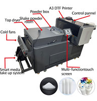 Nouvelle imprimante DTF automatique à double tête XP600 A3/A4/A1 de bureau avec agitateur et sécheur en acier inoxydable, garantie 1 an
