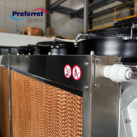 Compresor de pie de fábrica profesional, serie ECO PCM, Unidad de intercambiador de calor de condensador refrigerado por aire, Motor de núcleo enfriador
