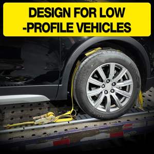 50 mm 3 <span class=keywords><strong>M</strong></span> pneu voiture arrimage <span class=keywords><strong>cliquet</strong></span> arrimage sangles de roue pour le remorquage de voiture et Auto Hauler - Product Image 6