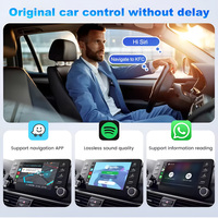 Grosir kualitas hd Wireless Android Auto Carplay kotak Ai Built-in youtube netflix App Android 12 Wireless Carplay adaptor