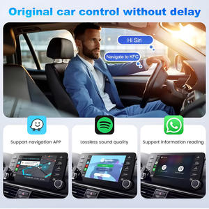 Venta al por mayor calidad HD inalámbrico Android Auto Carplay Ai Box incorporado YouTube <span class=keywords><strong>Netflix</strong></span> App Android 12 adaptador inalámbrico Carplay - Product Image 4