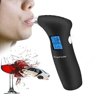 Penjualan terlaris kualitas tinggi penjualan langsung Digital portabel profesional Breathalyzer Breath Digital penguji alkohol untuk pengemudi