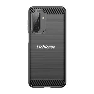 Lichicase, funda de teléfono de TPU suave con textura cepillada de alta calidad para Samsung A07 M17 F07 A17 F17, funda trasera móvil - Product Image 5