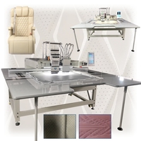 Machine à poinçonner et à coudre le cuir multifonction CNC pour l'intérieur de la voiture, garniture en cuir, sièges, broderie, usage domestique informatisé
