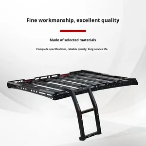 Barres de toit universelles en alliage d'aluminium pour Wrangler BJ40 & Everest avec plateforme et panier de toit - Product Image 3