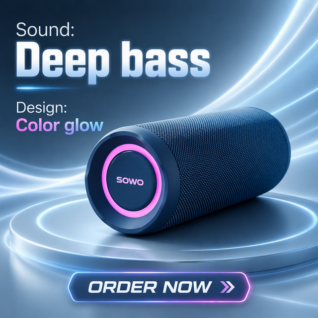 Wholesale Backyard Wireless Speaker 40W Subwoofer IP67 Waterproof Extra Bass Stereo Party Light OEM ODM