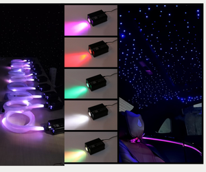Plafonnier LED à fibres optiques Kingshowstar, effet ciel étoilé, étoiles scintillantes, romantique, pour voiture et maison - Product Image 5
