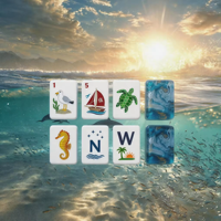 Meilleures ventes : Ensemble de tuiles de mahjong américain de luxe moderne en acrylique cristal, écologique, résistant à l'eau, couleur or sirène