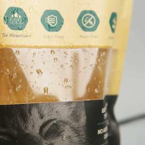 Bao bì giấy kraft trơn có khóa kéo, màu nâu, dùng đóng gói trà/cà phê/gia vị, có cửa sổ - Product Image 6