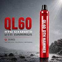 Marteau DTH forgé haute pression QL60 pour forage de puits d'eau et carrières, 6 pouces, en acier allié haute résistance, certifié ISO9001