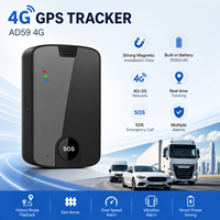 Traceur GPS sans fil 4G 2G avec batterie rechargeable de 5000 mAh, dispositif de suivi magnétique pour voiture, véhicule et biens