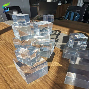 Lustraschi 4x4 11x11 1/4x36x36 12x12 24x36 pollici 16 pollici fogli quadrati in acrilico bianco blocchi con logo - Product Image 1