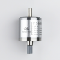 S16 miniatur mikro 2/3/4mm, resolusi Encoder optik poros padat 160-11520ppr TTL HTL Output IP50 perlindungan 5V untuk