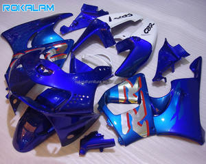 ชุดตัวถังรถสีฟ้าสีขาวสำหรับฮอนด้า CBR900RR <span class=keywords><strong>919</strong></span> 98 99ชิ้นส่วนรถมอเตอร์ไซด์ ABS 1998 1999 CBR919 919RR สั่งทำได้ - Product Image 1