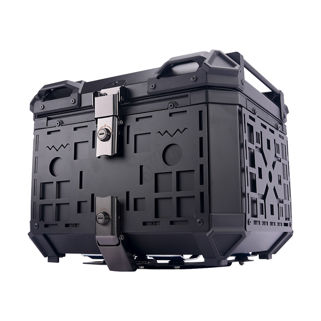45L Durable Lightweight Aluminum Alloy Top Box for HONDA Adv 160 YAMAHA Xmax 300 NMAX 155 Universal Motorcycle Tail Trunk