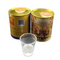 Feuille d'or pur 24 carats pour décoration de statue de Bouddha 98%-99% Feuille d'or véritable avec colle à base d'huile