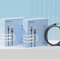Cable de Carga Rápida Tipo-C a USB 2.0 de 1.2m, 5V 3A 15W, con Blindaje de Lámina y Cubierta de Tela de Nailon para iPhone y Computadora, 1 Pieza, Compatible con OEM