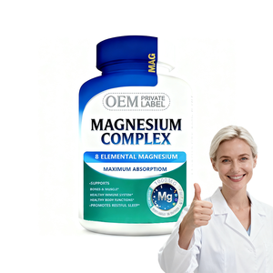 Magnésio Complex Cápsulas 1000mg Suplemento Vitamínico e Mineral Promoção do Sono e Ossos e Músculos Mais Fortes - Product Image 1