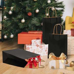 Bolsas de Papel Kraft Ecológicas Biodegradables Simples y Elegantes para Envolver Regalos de Lujo y Empaquetar Productos de Alta Gama - Product Image 5