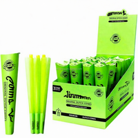 Boîte de présentation personnalisée en papier pré-imprimé de qualité alimentaire biologique, lot de 3 par conteneur, pour cornets de crème glacée et emballage de cigarettes à rouler