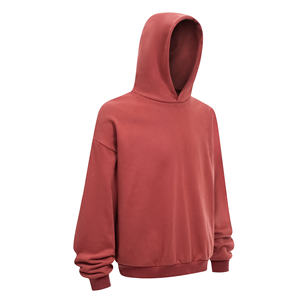 Sweat à capuche épais de haute qualité 430 g/m² doublé polaire, personnalisé avec broderie en relief, style streetwear - Product Image 4