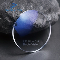 Lentilles de lunettes en résine Pioneer Optical 1.56 1.60 1.67 1.74 HMC anti-lumière bleue, protection UV420, vision simple