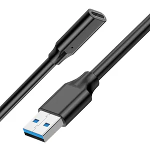 0.5M למכירה חמה USB 3.1 כבל מאריך מתאם מסוג A לסוג C, כבל הקרנה למסך, כבל טעינה לטלפון נייד