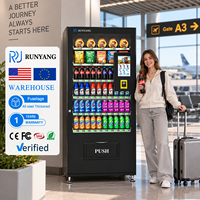 Distributeur automatique intelligent RUNYANG personnalisé avec écran tactile, IA et gestion cloud pour aliments et boissons