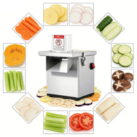 Commerciële groenten snijmachine bakkerij Henan 600kg/uur motor aangedreven 220V aardappel fruitverwerker laag geluidsniveau