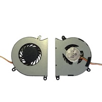 Ventilateur de refroidissement axial en aluminium ultra-fin, noir, pour processeur, pour ordinateur portable et boîtier d'ordinateur