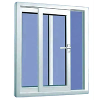 Fenêtre coulissante en PVC double vitrage insonorisée et isolante thermiquement pour maison et villa