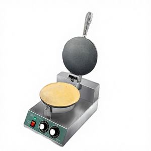 Machine à snacks électrique commerciale haute efficacité antiadhésive avec minuteur, garantie 1 an, nouvelle machine à rouleaux d'œufs/crêpes/biscuits - Product Image 4