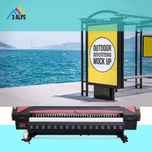 3ALPS 3.2m Luxury Large Format Solvent Inkjet Printer For Outdoor Advertising Materials