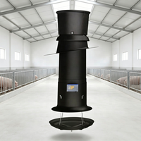 Langlebiger Elektrischer Dachabluftventilator 22200m³/h Vertikale Belüftung für Schweineställe und Schweinezucht