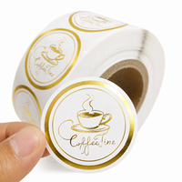 Étiquette autocollante personnalisée pour publicité, logo de marque, code-barres holographique, papier adhésif transparent sur mesure