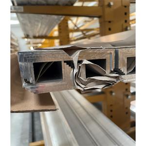 Profilés en aluminium extrudé non finis, angles droits et latéraux inégaux, dimensions de 15x10x1,5 à 120x60x6 mm, longueur 6000 mm, modèle 50x25x2mm - Product Image 5