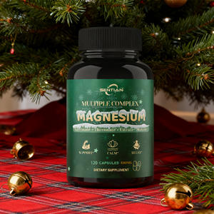 Capsule di Complesso Quadruplo di Magnesio Integratore Organico di Magnesio Glicinato+Treonato+Citrato+Malato per Adulti - Product Image 4