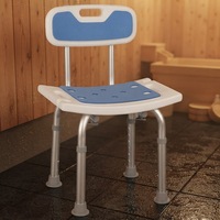 Chaise de douche pour maison de retraite, conception pliable, aides de bain portables, tabouret de bain nomade, chaise de douche confortable pour les déplacements