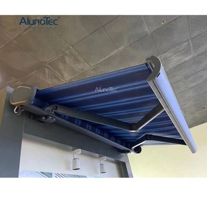 Auvent rétractable pour le soleil, pare-soleil d'extérieur pour café, Cassette complète, toit de terrasse, auvent Pergola, coupe-vent - Product Image 5
