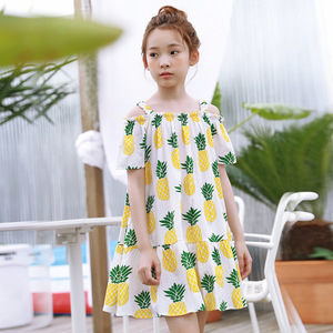 Nuevo Vestido Moderno para Niñas con Volantes de Algodón, Último Modelo con Corte de Moda, Compra Directa del Proveedor en China - Product Image 3