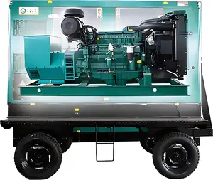 Groupe électrogène diesel de haute qualité 400KW500KVA Facile à déplacer le haut-parleur en utilisant le moteur KAIPU Marque plus puissante