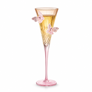 Flûtes à <span class=keywords><strong>champagne</strong></span> en cristal soufflé à la main en forme de papillon, verres à vin mousseux décoratifs de luxe pour mariages, banquets, hôtels - Product Image 2