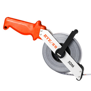 BTE Open 66ft 100ft 165ft étagère poignée pliante Construction en acier inoxydable <span class=keywords><strong>règle</strong></span> mesure ABS résistant à l'huile ruban à mesurer - Product Image 3