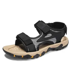 Personalizado Novas sandálias de praia 2 cores tamanho 39-46 homens casuais sandálias de alta qualidade sandália para homens