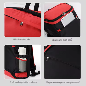 Customized Logo Training Sports Backpack Large Capacity <strong>Basketball</strong> Backpacks Multi Function Badminton Bag With <strong>Shoe</strong> Compartment - Product Image 4