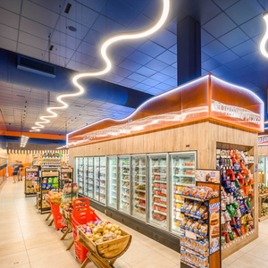 RONSE Barrina, profil rond moderne de haute qualité, éclairage linéaire suspendu à LED, profil en aluminium pour la décoration intérieure - Product Image 6